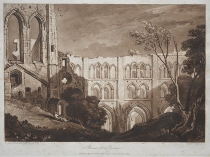 Liber Studiorum: Rivaux Abbey, Yorkshire. Creator: Joseph Mallord William Turner (British, 1775-1851).