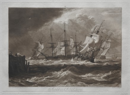 Liber Studiorum: Ships in a Breeze. Creator: Joseph Mallord William Turner (British, 1775-1851).