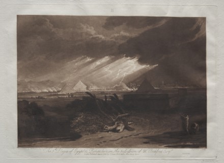 Liber Studiorum: The Fifth Plague of Egypt. Creator: Joseph Mallord William Turner (British, 1775-1851).