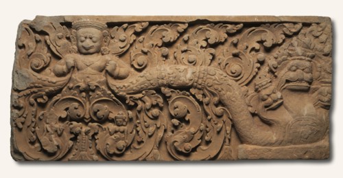 Lintel with Garuda, 875-925. Creator: Unknown.