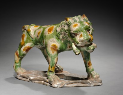 Lion with Cub in Mouth, 618-907. Creator: Unknown.