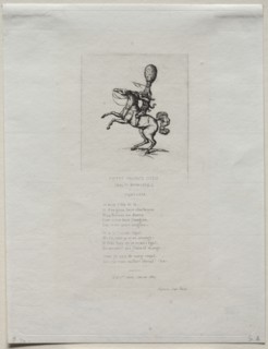 Little Prince Dito, 1864. Creator: Charles Meryon (French, 1821-1868).