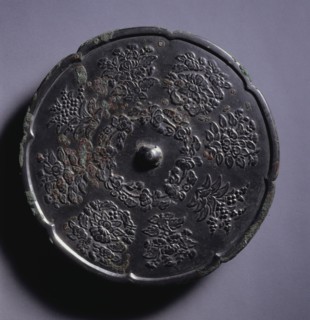 Lobed Mirror with Eight Blossoms, 700s. Creator: Unknown.