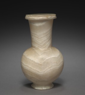 Long-Necked Flask with Lid, 1401-1353 BC. Creator: Unknown.