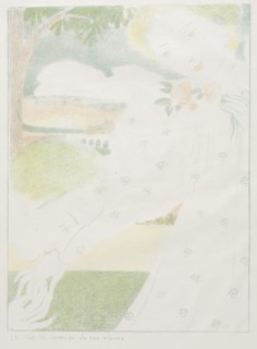 Love: Pl. 8, And It is the Caress of the Hands (Amour: Pl. 8, Et cest la caresse de ses mains), 1898 Creator: Maurice Denis (French, 1870-1943); Ambroise Vollard.
