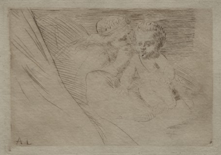 Mab et Cupidon. Creator: Alphonse Legros (French, 1837-1911).