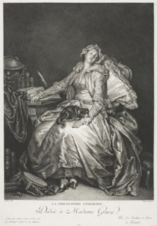Madame Greuze Asleep, 1776. Creator: Jean-Michel the Younger Moreau (French, 1741-1814).