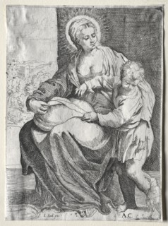 Madonna with the White Raven, 1500s. Creator: Annibale Carracci (Italian, c. 1560-1609), school of.