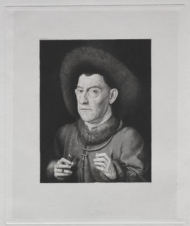 Man with a Pink. Creator: Claude-Ferdinand Gaillard (French, 1834-1887).