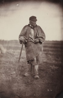 Man with Walking Stick, late 1870's. Creator: Auguste Giraudon's Artist (French).