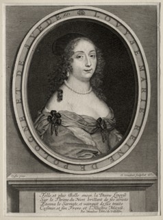 Marie Louise de Gonzague, Reine de Pologne, 1653. Creator: Robert Nanteuil (French, 1623-1678).