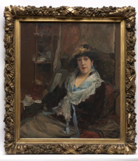 Marie Samary of the Odéon Theater, c. 1881. Creator: Jules Bastien-Lepage (French, 1848-1884).