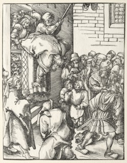 Martyrdom of St. James the Less. Creator: Lucas Cranach (German, 1472-1553).