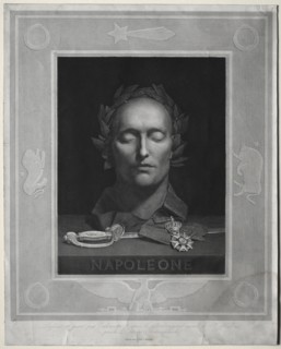 Mask of Napoleon, 1834. Creator: Luigi Calamatta (Italian, 1801-1869).
