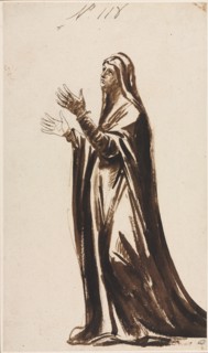 Mater Dolorosa (Mourning Mother), 1776. Creator: George Romney (British, 1734-1802).