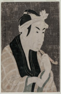 Matsumoto Koshiro IV as Gorobei, the Fish Seller from Sanya, 1794. Creator: Toshusai Sharaku (Japanese).