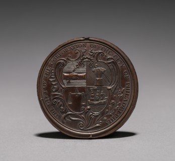 Medal: Commemorating the Destruction of Kittanning ?, 8 September 1756 (obverse), 1756. Creator: Unknown.