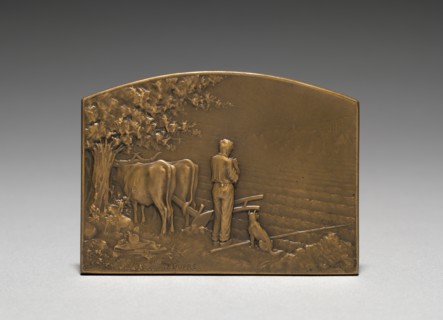 Medallion (obverse). Creator: Jules Dupré (French, 1811-1889).
