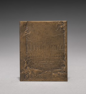 Medallion (reverse). Creator: Jules Dupré (French, 1811-1889).