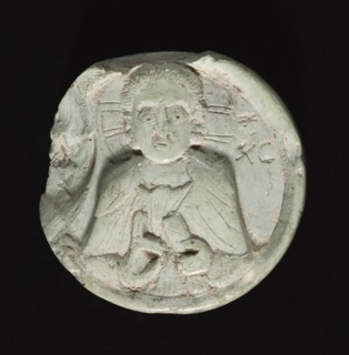 Medallion with Christ, c. 1200-1400. Creator: Unknown.