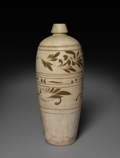 Meiping (Plum Blossom Vase): Cizhou Ware, 12th-13th Century. Creator: Unknown.