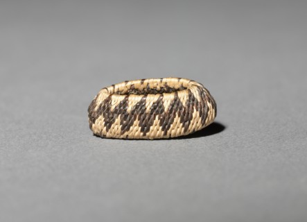 Miniature Rhomboidal Basket, late 1800s-early 1900s. Creator: Unknown.