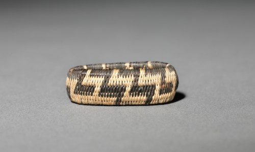 Miniature Rhomboidal Basket, late 1800s-early 1900s. Creator: Unknown.