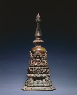 Miniature Votive Stupa, c. 1000s. Creator: Unknown.
