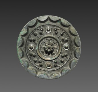 Mirror with Clouds and Nebulae, 200-100 BC. Creator: Unknown.