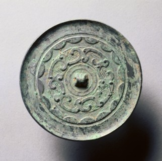 Mirror with Continuous Arcs and Quasi- Dragons, late 3rd century BC-1st century. Creator: Unknown.
