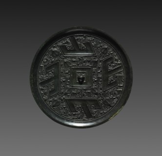 Mirror with Four T's, 300s BC. Creator: Unknown.