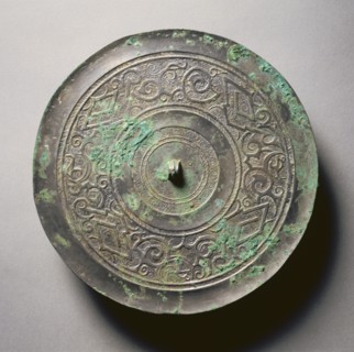 Mirror with Serpentine Interlaces and Angular Meanders, early 5th-late 3rd century BC. Creator: Unknown.