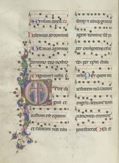 Missale: Fol. 183v: Cross, Foliage, 1469. Creator: Bartolommeo Caporali (Italian, c. 1420-1503).