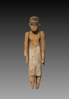 Model Figure of a Man, Perhaps a Boat Attendant, 2040-1648 BC. Creator: Unknown.
