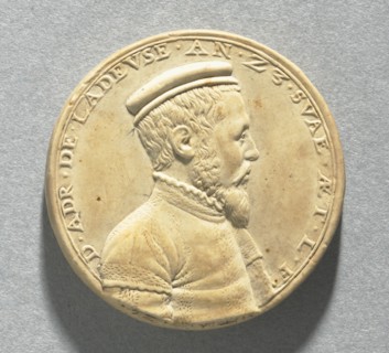 Model for a Medal of Adrien de la Deuse at Age 23, c. 1550-1575. Creator: Jacob Zagar (Flemish), attributed to.