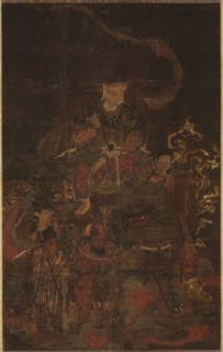 Monju and Attendants, 1200s. Creator: Unknown.
