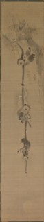 Monkeys Reaching for the Moon, 17th century. Creator: Kan? Tan'y? (Japanese, 1602-1674).