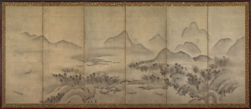 Moonlit Landscape (one of a pair), late 1500s. Creator: Unknown.