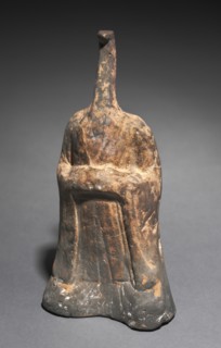 Mortuary Figure of the Zodiac Sign: Serpent (Virgo), 500s. Creator: Unknown.