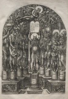 Moses Surrounded by the Patriarchs, before 1561. Creator: Jean Duvet (French, 1485-1561).