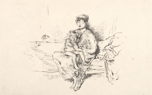 Mother and Child, No. 2, 1890. Creator: James McNeill Whistler (American, 1834-1903).