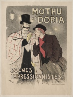 Mothu et Doria - Scènes impressionistes, 1893. Creator: Théophile Alexandre Steinlen (Swiss, 1859-1923).