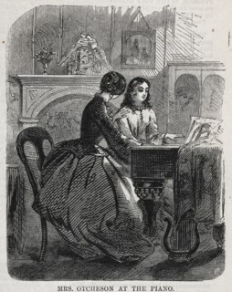 Mrs. Otcheson at the Piano, 1860. Creator: Winslow Homer (American, 1836-1910).