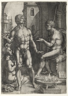 Mucius Saevola, 1530. Creator: Heinrich Aldegrever (German, 1502-1555/61).