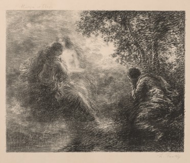 Music and Poetry, 1883. Creator: Henri Fantin-Latour (French, 1836-1904).