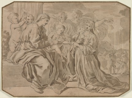 Mystic Marriage of St. Catherine. Creator: Unknown.