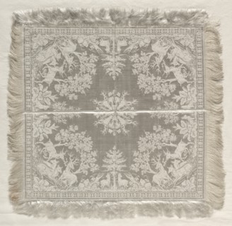 Napkin, 1867. Creator: Unknown.