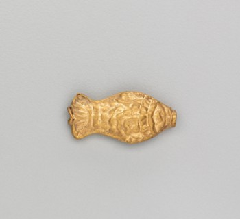 Necklace Bead in the Form of a Fish, 185-72 BC. Creator: Unknown.