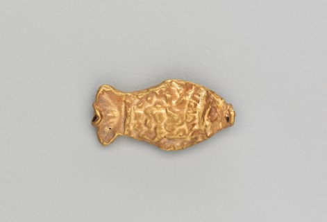 Necklace Bead in the Form of a Fish, 185-72 BC. Creator: Unknown.