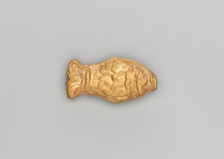 Necklace Bead in the Form of a Fish, 185-72 BC. Creator: Unknown.